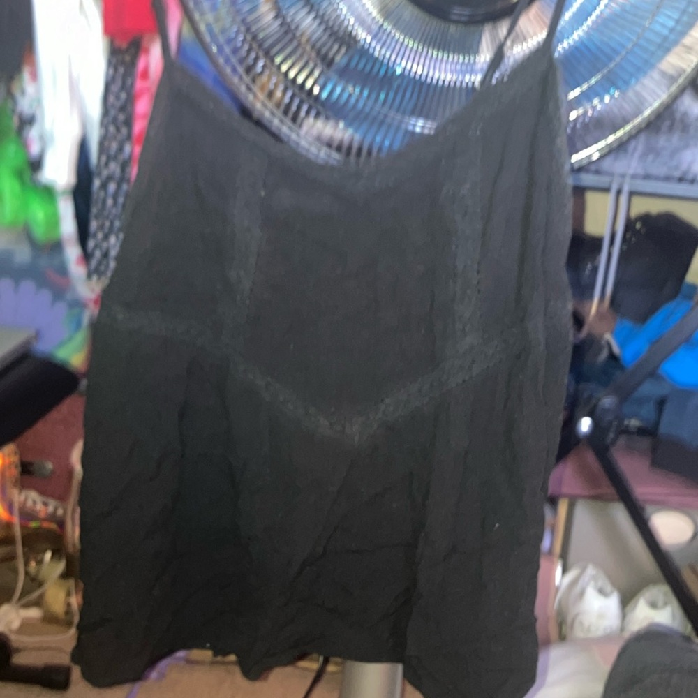 Hippie rose black summer top